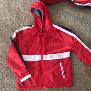 Red Polo Jacket